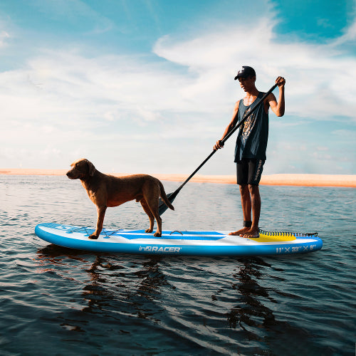 Inflatable Stand Up Paddle Board - Includes Free Premium SUP Accessories & Backpack: Perfect for Versatile Water Adventures